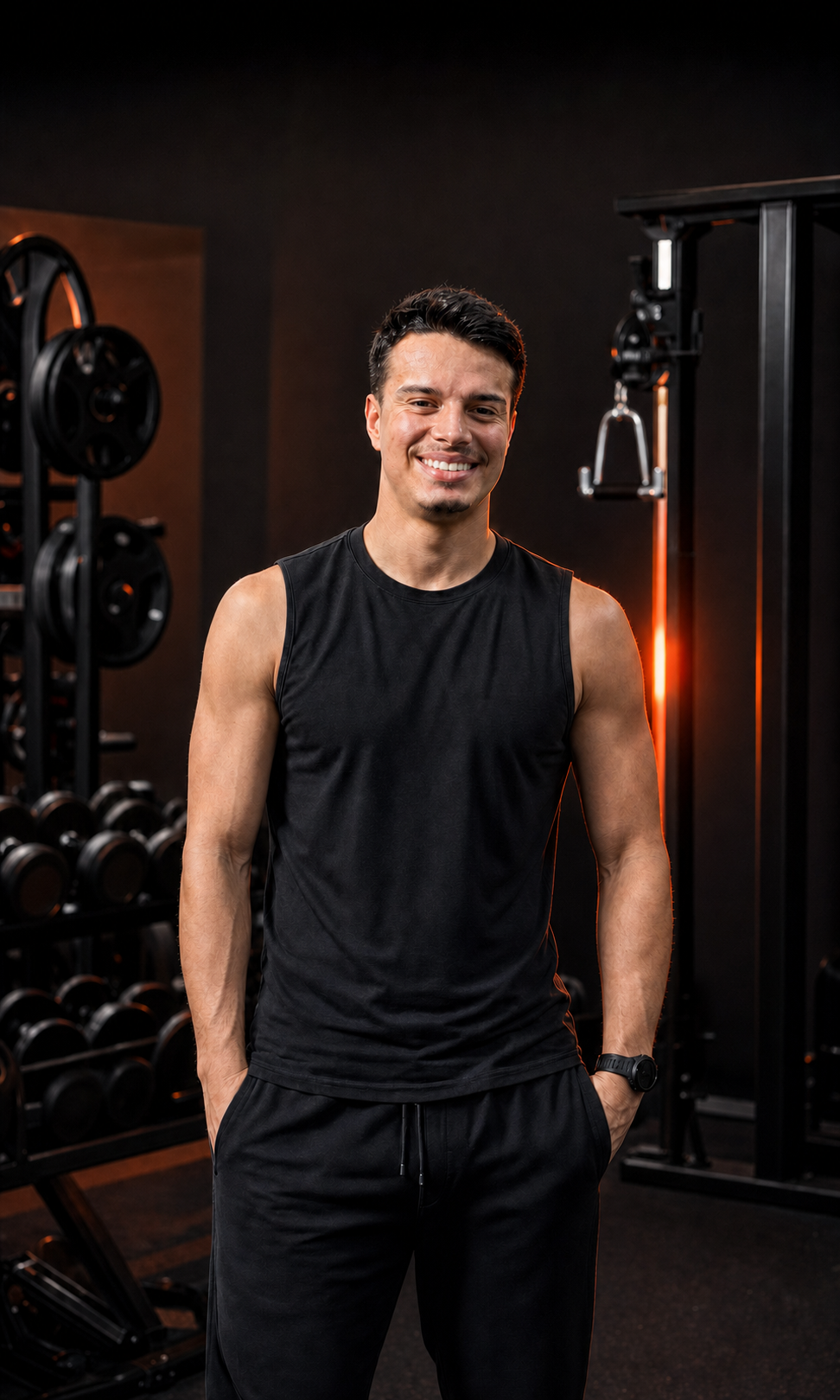 Gabriel Personal em uma academia